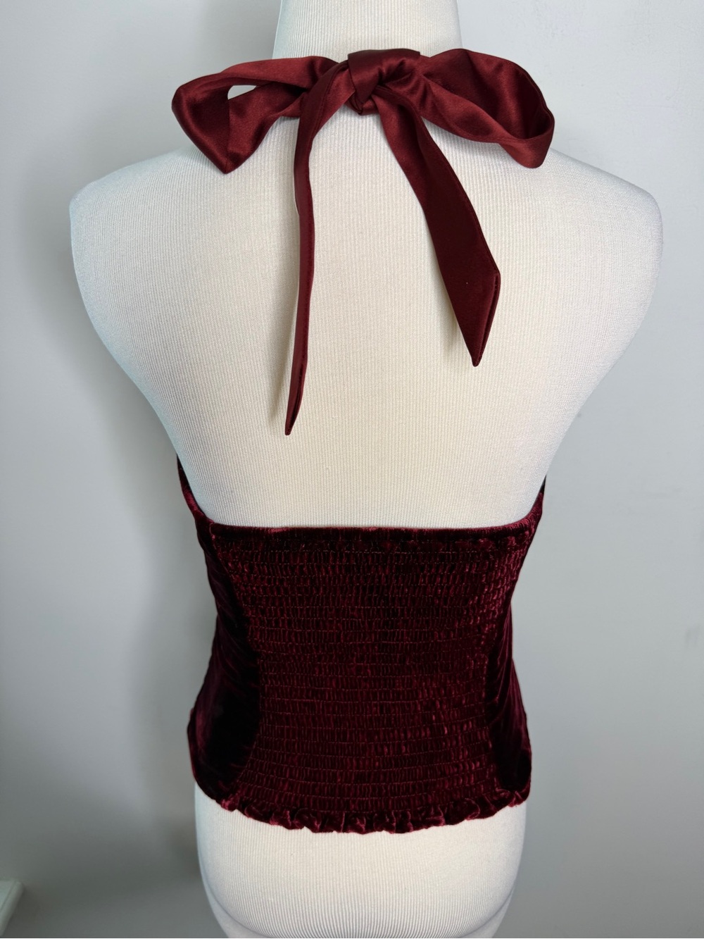 Reformation Malika Velvet Top 4 - Picture 2 of 6